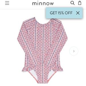 Minnow girls rashguard